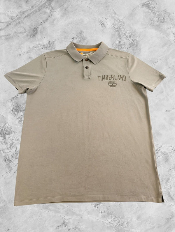 Grijze Timberland poloshirt maat XL (Earthkeepers piqué polo)