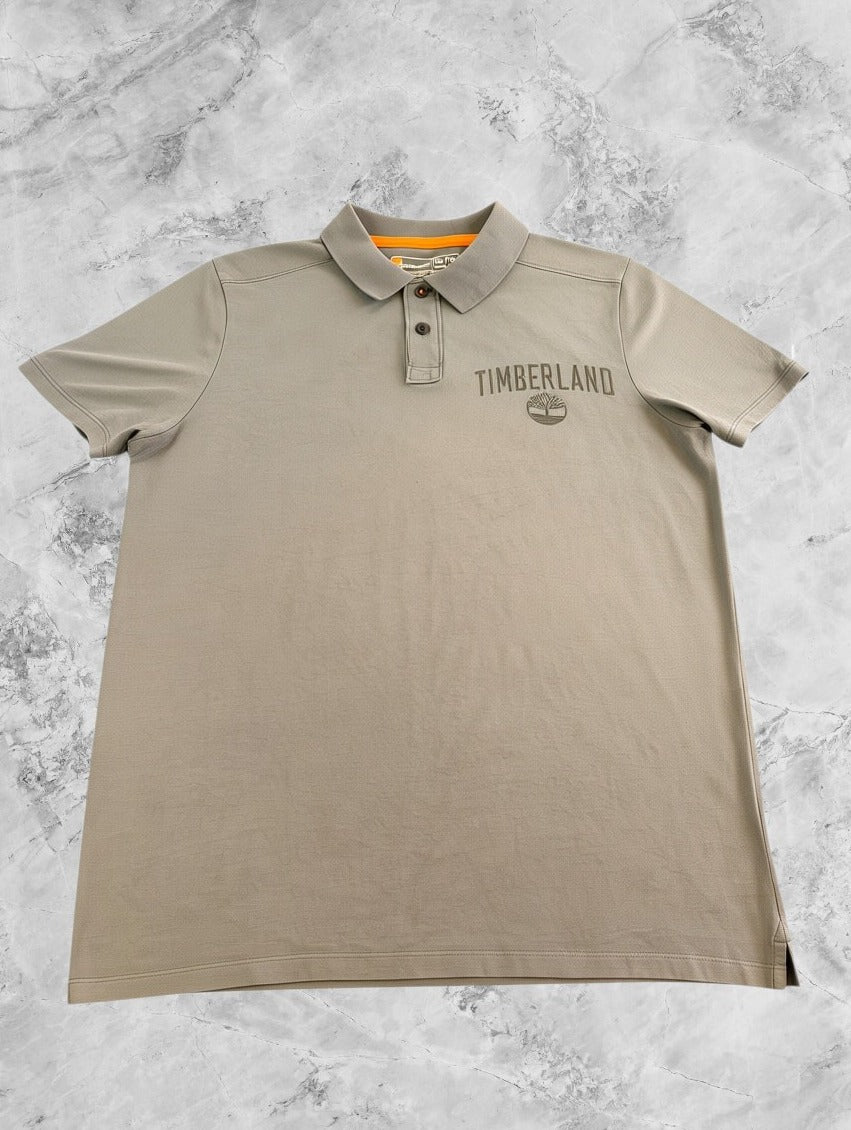 Grijze Timberland poloshirt maat XL (Earthkeepers piqué polo)