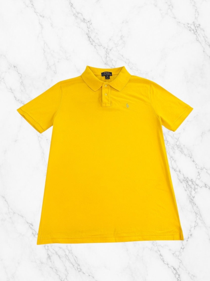 Zonnig geel poloshirt (polo / piqué shirt) van Polo Ralph Lauren, maat S