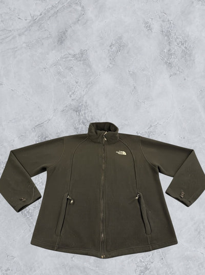 Zwart fleecevest van The North Face, maat L (fleecetrui / zip-trui)