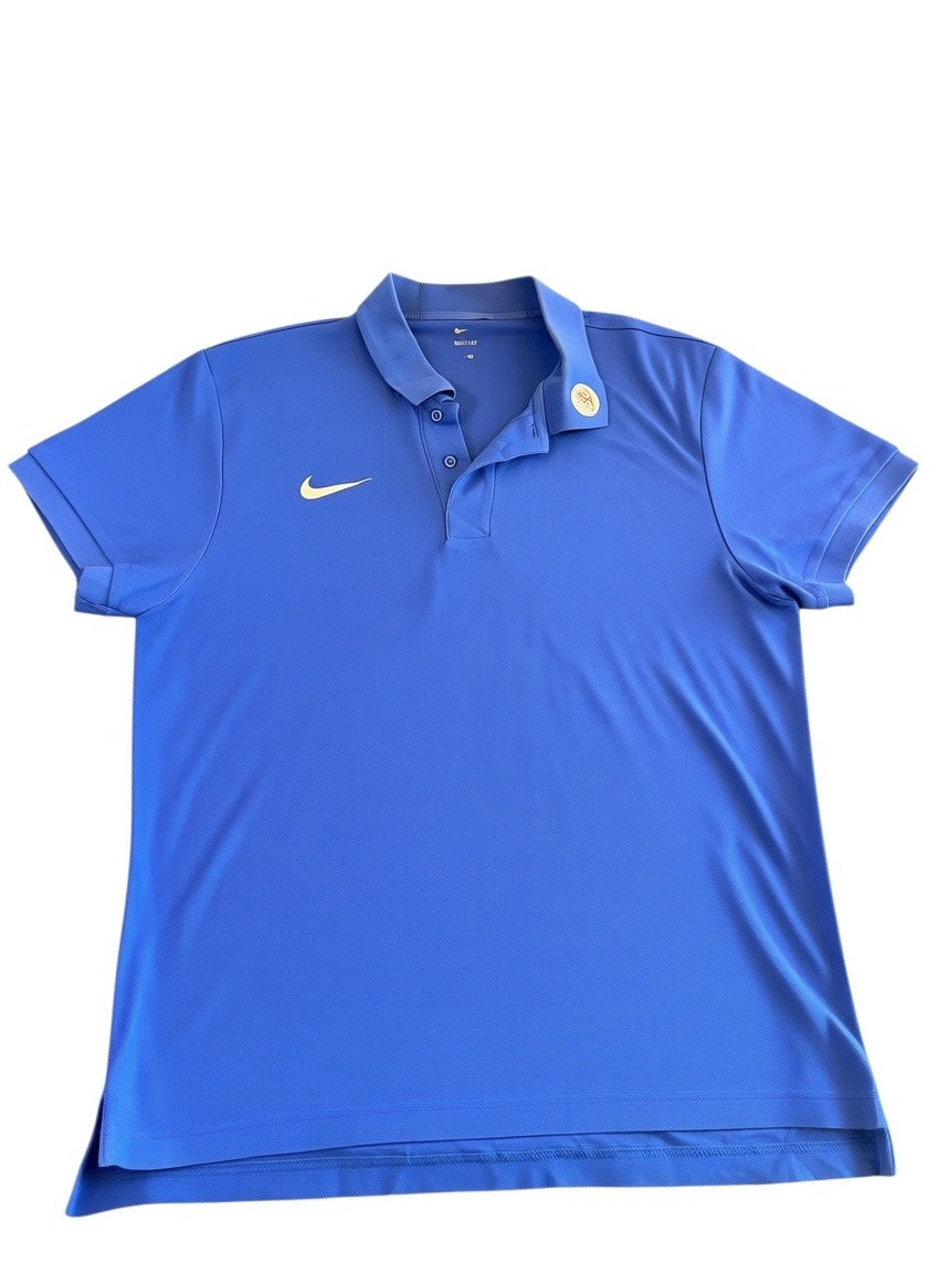Blauwe Nike EA Sports polo (gaming sportshirt), maat XL