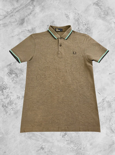 Grijze Fred Perry polo maat S (poloshirt / shirt met korte mouw), Twin Tipped M3600