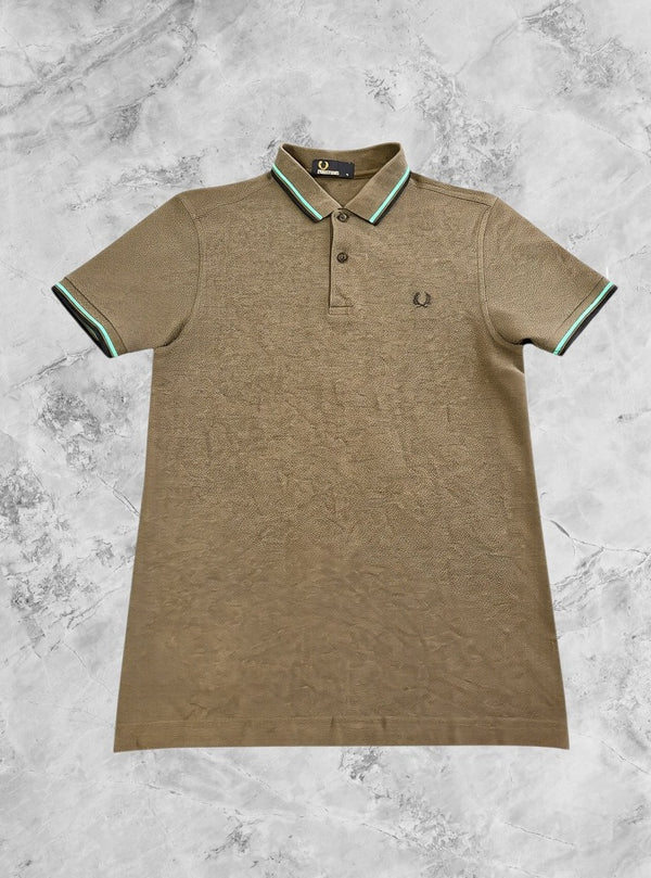 Grijze Fred Perry polo maat S (poloshirt / shirt met korte mouw), Twin Tipped M3600