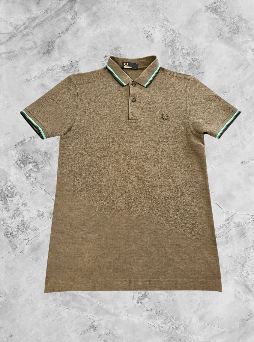 Grijze Fred Perry polo maat S (poloshirt / shirt met korte mouw), Twin Tipped M3600