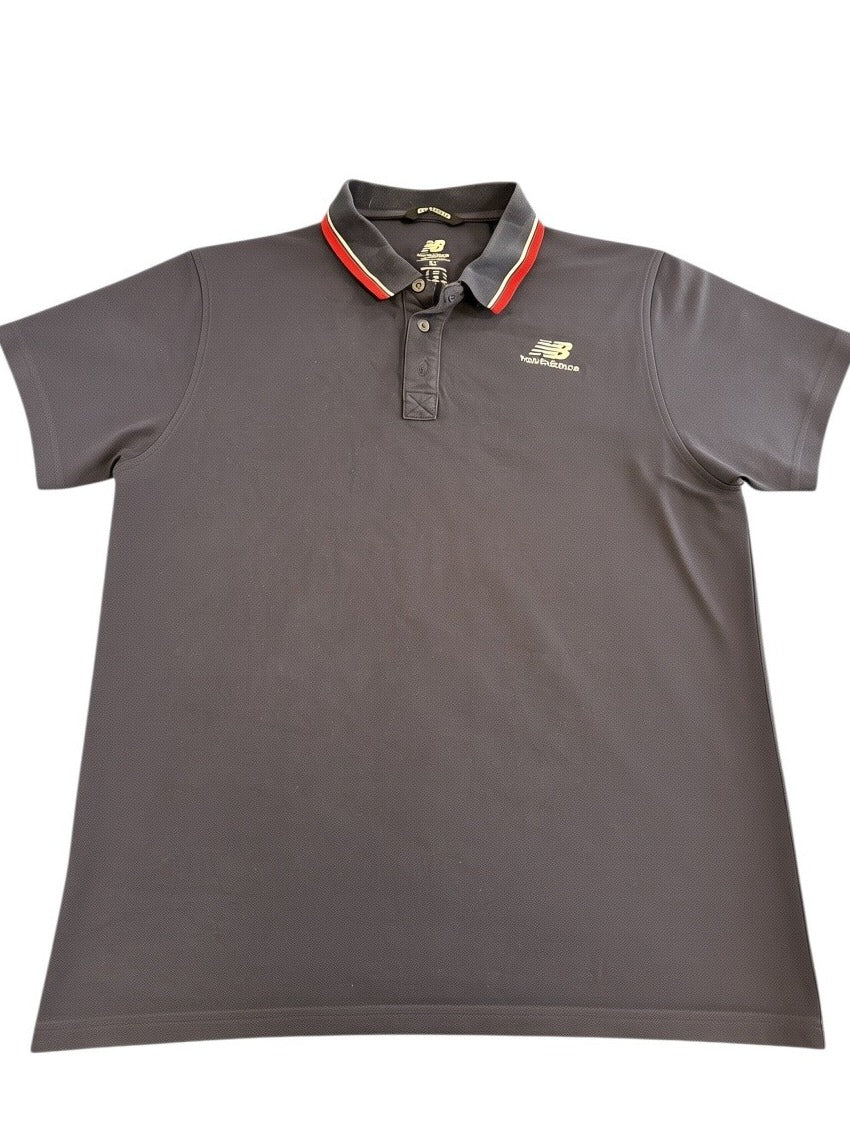 Blauw poloshirt (sportpolo) van New Balance, maat XL