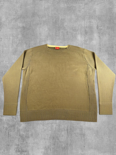 Levi's trui groen heren maat L katoen sweater pullover gebreid