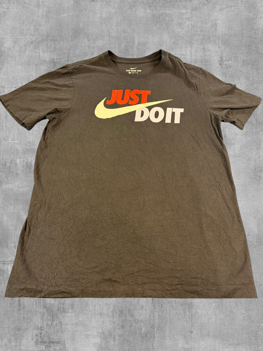 Nike T-shirt zwart print The Nike Tee