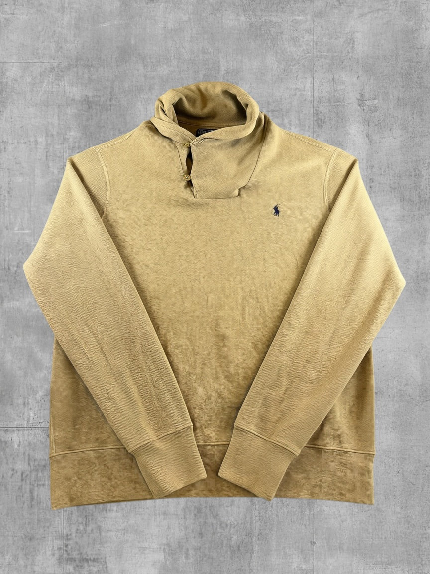 Polo Ralph Lauren coltrui beige heren maat XL col turtleneck rolkraag trui