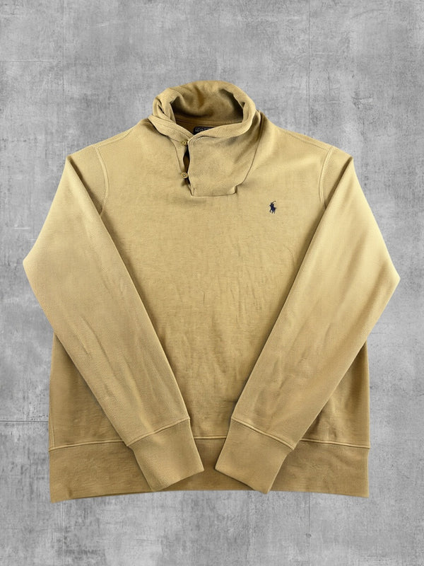 Polo Ralph Lauren coltrui beige heren maat XL col turtleneck rolkraag trui