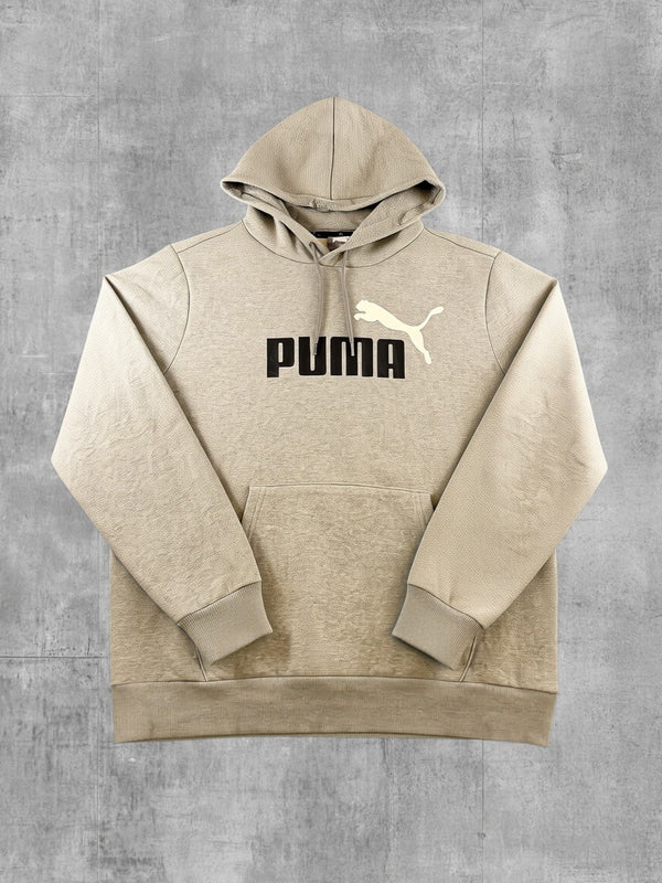 Puma hoodie grijs maat L big logo