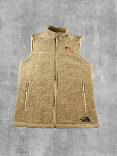 The North Face bodywarmer grijs gemêleerd heren maat M gilet mouwloos vest