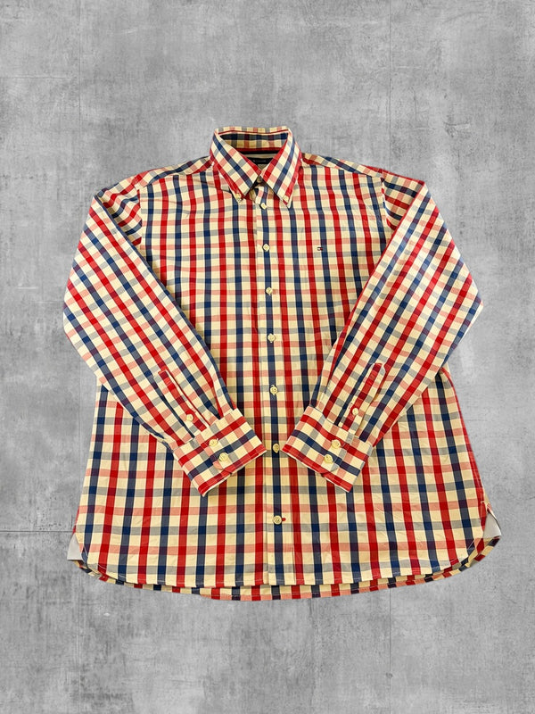 Tommy Hilfiger Blouse rood geruit