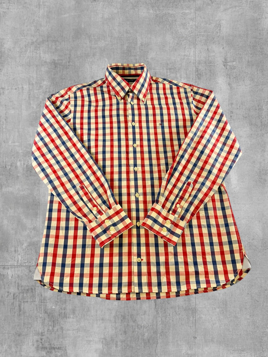 Tommy Hilfiger Blouse rood geruit