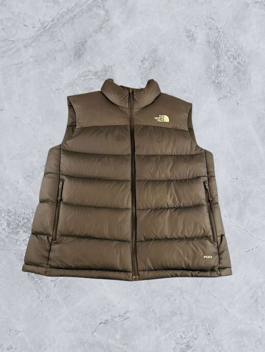 Zwart The North Face gilet (bodywarmer / puffervest) heren - maat L, 700 fill dons