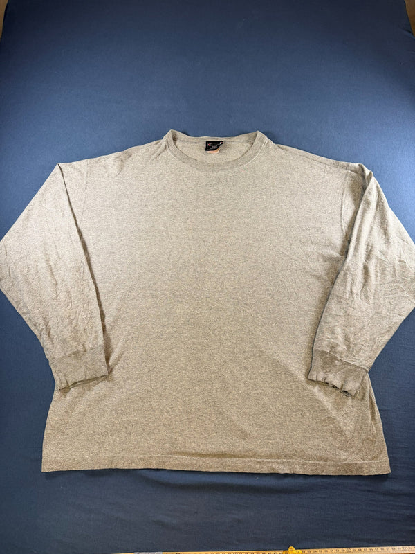 Champion longsleeve grijs gemêleerd heren maat XL katoen shirt met lange mouwen long sleeve tee