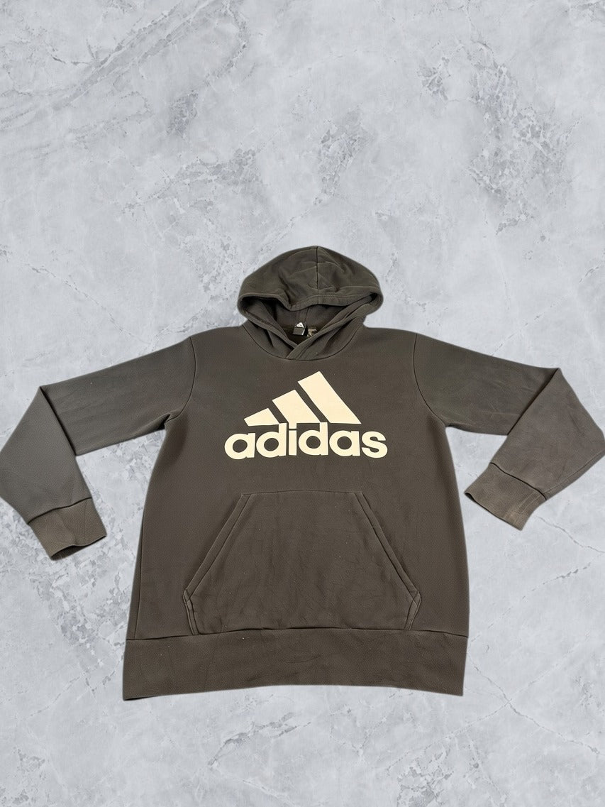 Zwarte adidas hoodie, heren maat S (capuchontrui / sweater)