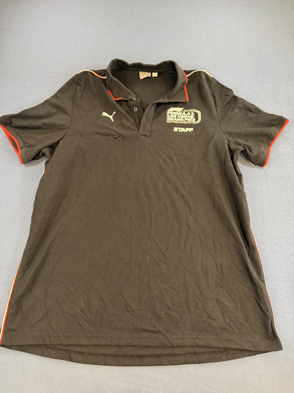 Zwarte polo maat XL (Puma piqué poloshirt / herenpolo)