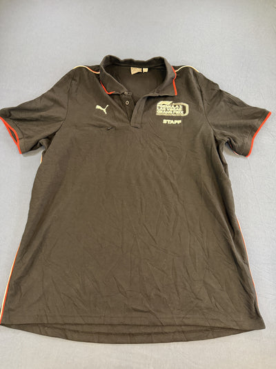 Zwarte polo maat XL (Puma piqué poloshirt / herenpolo)