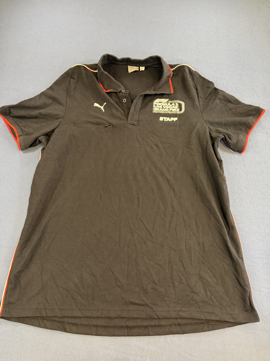 Zwarte polo maat XL (Puma piqué poloshirt / herenpolo)