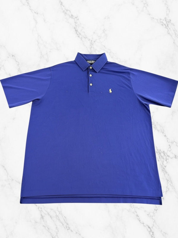 Indigoblauw Polo Ralph Lauren poloshirt (Polo Golf piqué) maat L