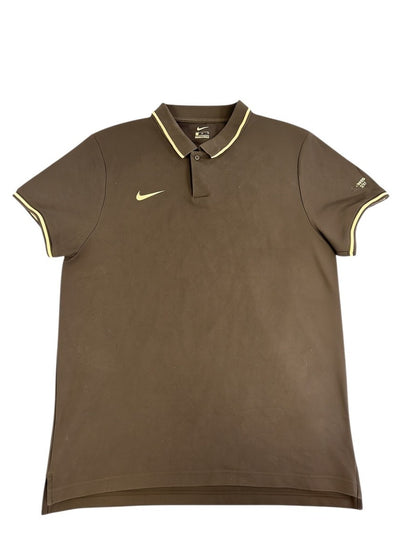 Nike heren poloshirt zwart (piqué / golfpolo), maat XL, 100% katoen