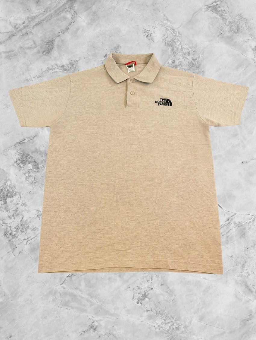 Grijze The North Face polo (piqué golfshirt), maat M