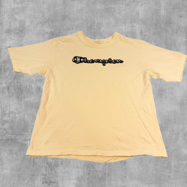 Champion t-shirt groen print heren maat S shirt tee