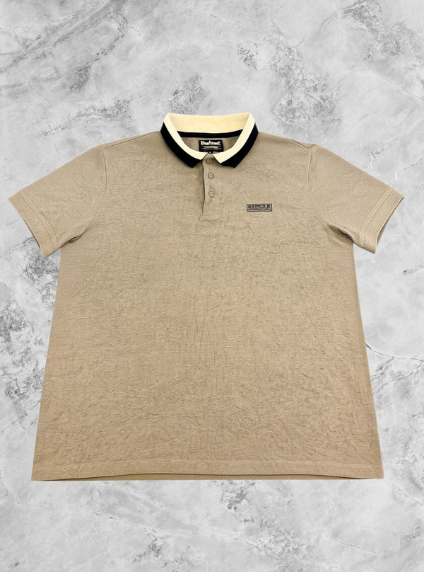 Barbour International motorshirt in grijs (poloshirt/rugbypolo), maat XL