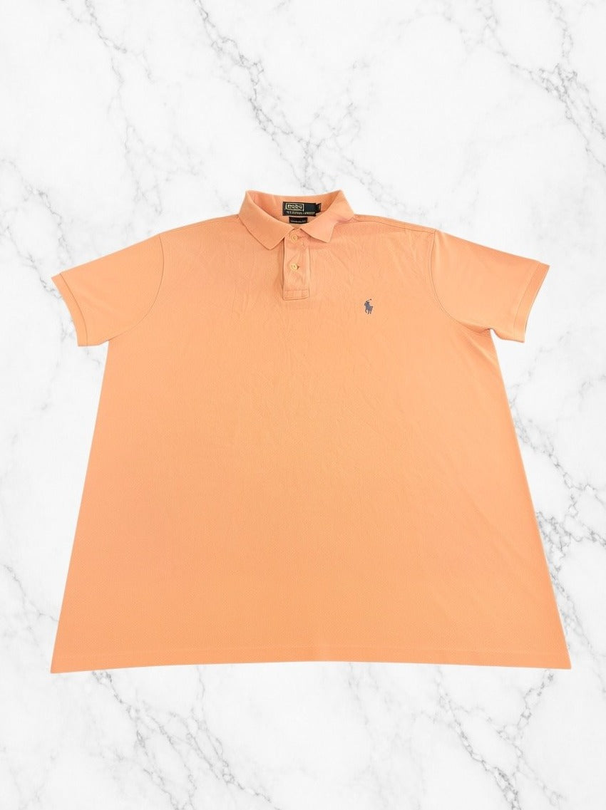 Roze poloshirt van Polo Ralph Lauren (polo, piqué katoen), maat L