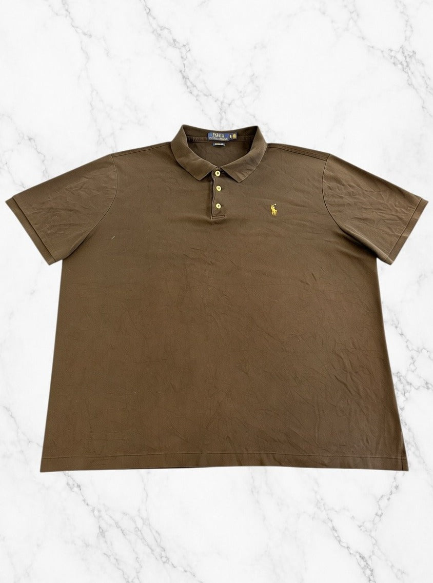 Zwart piqué poloshirt van Polo Ralph Lauren – Classic Fit, Maat XL Heren (polo / pique shirt)