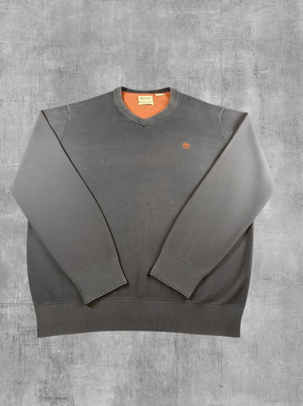 Blauwe Timberland v-halstrui (pullover / sweater) heren maat XXL