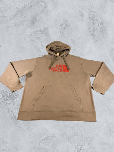 Grijze The North Face hoodie (capuchontrui) heren maat XL