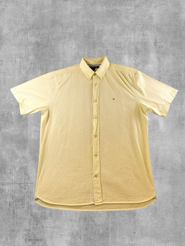Tommy Hilfiger overhemd geel maat XL Regular Fit