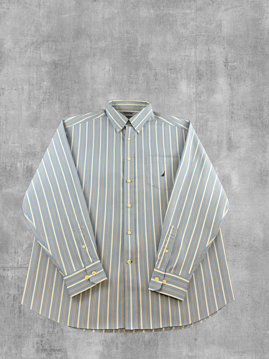Nautica Blouse blauw gestreept