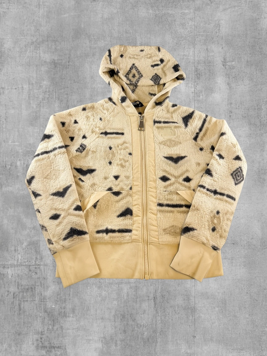 The North Face Fleece vest beige print