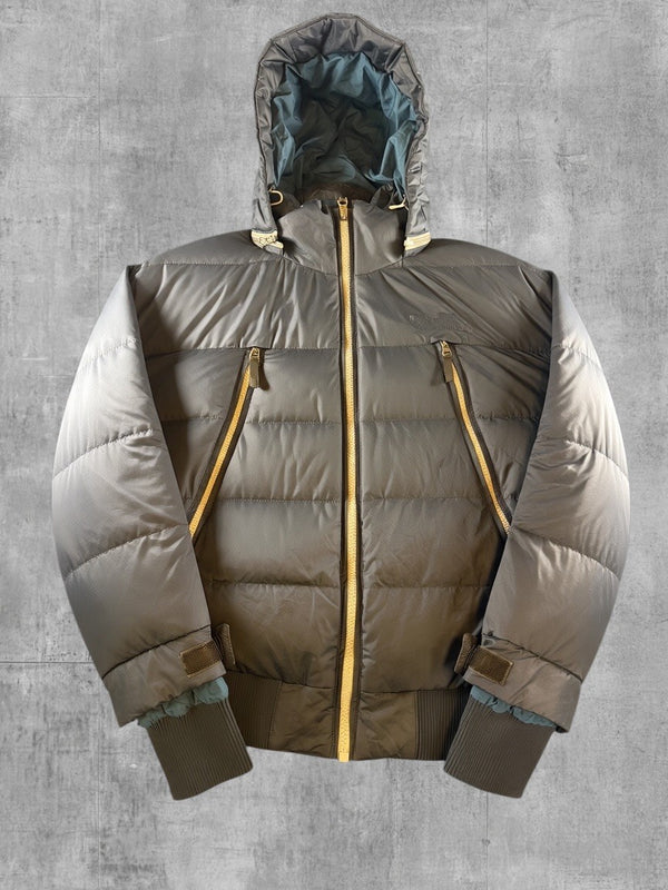 The North Face Gewatteerde jas blauw