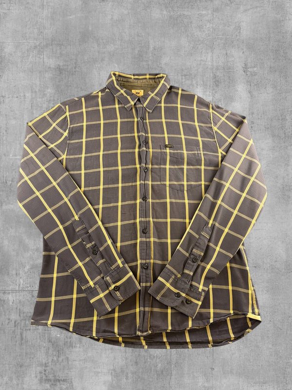 Lee Blouse blauw geruit