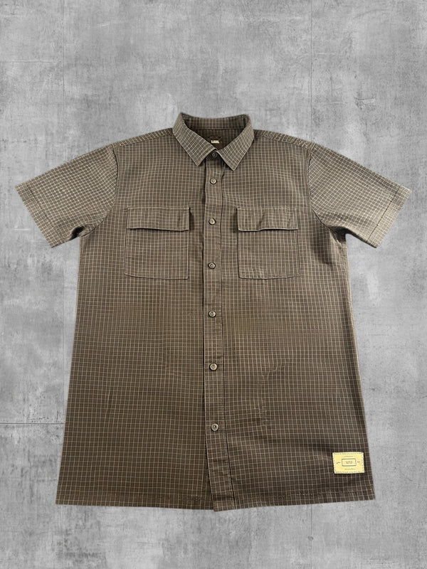 Vans Blouse zwart geruit