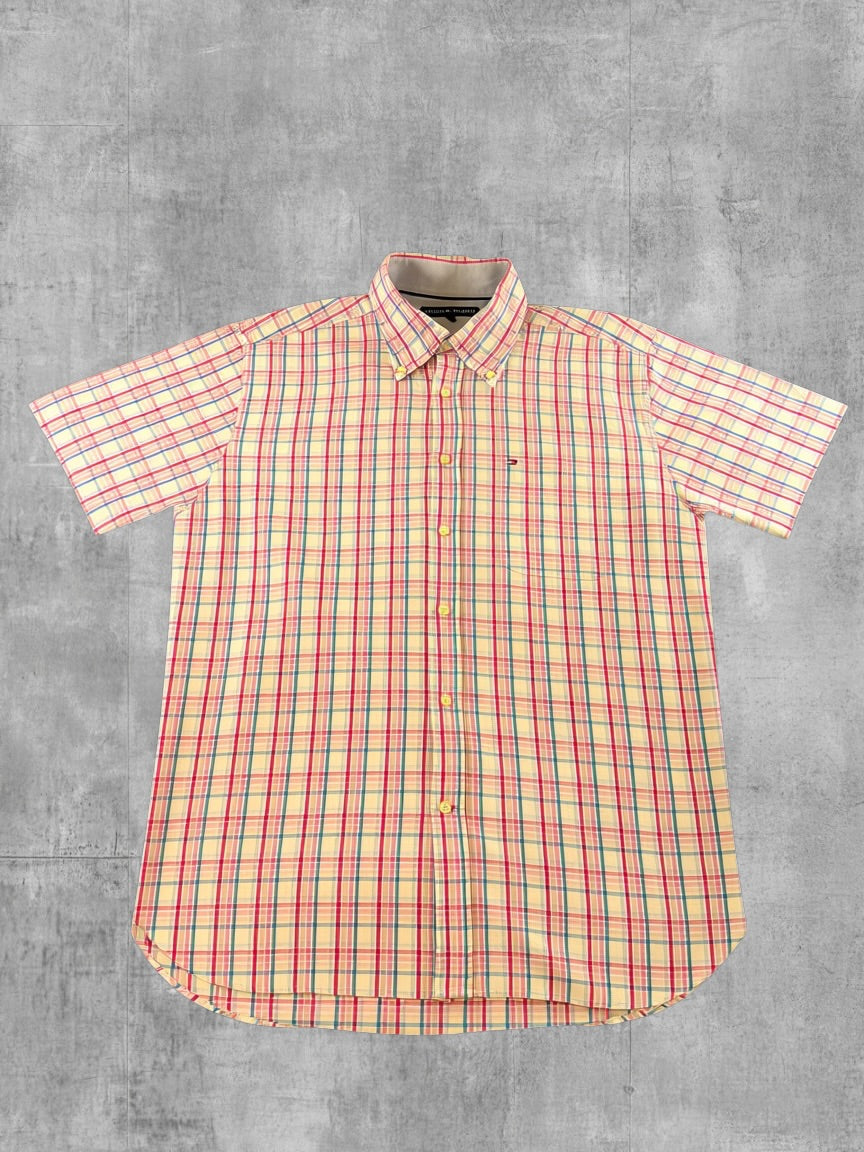 Tommy Hilfiger Blouse roze geruit