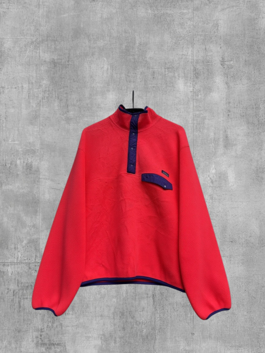 Patagonia Fleece vest roze Synchilla Snap-T