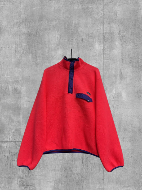 Patagonia Fleece vest roze Synchilla Snap-T