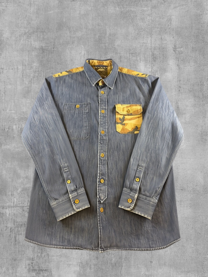 Vans Spijkerblouse grijs print