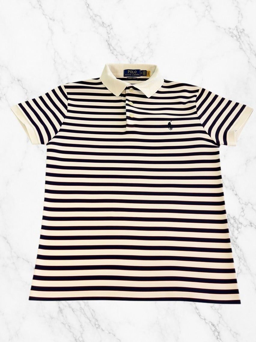 Wit Ralph Lauren poloshirt (polo / piquéshirt) maat S Custom Slim Fit