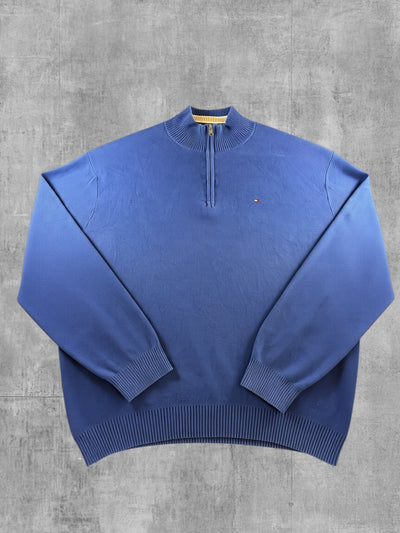Tommy Hilfiger trui blauw heren maat XXL sweater pullover gebreid
