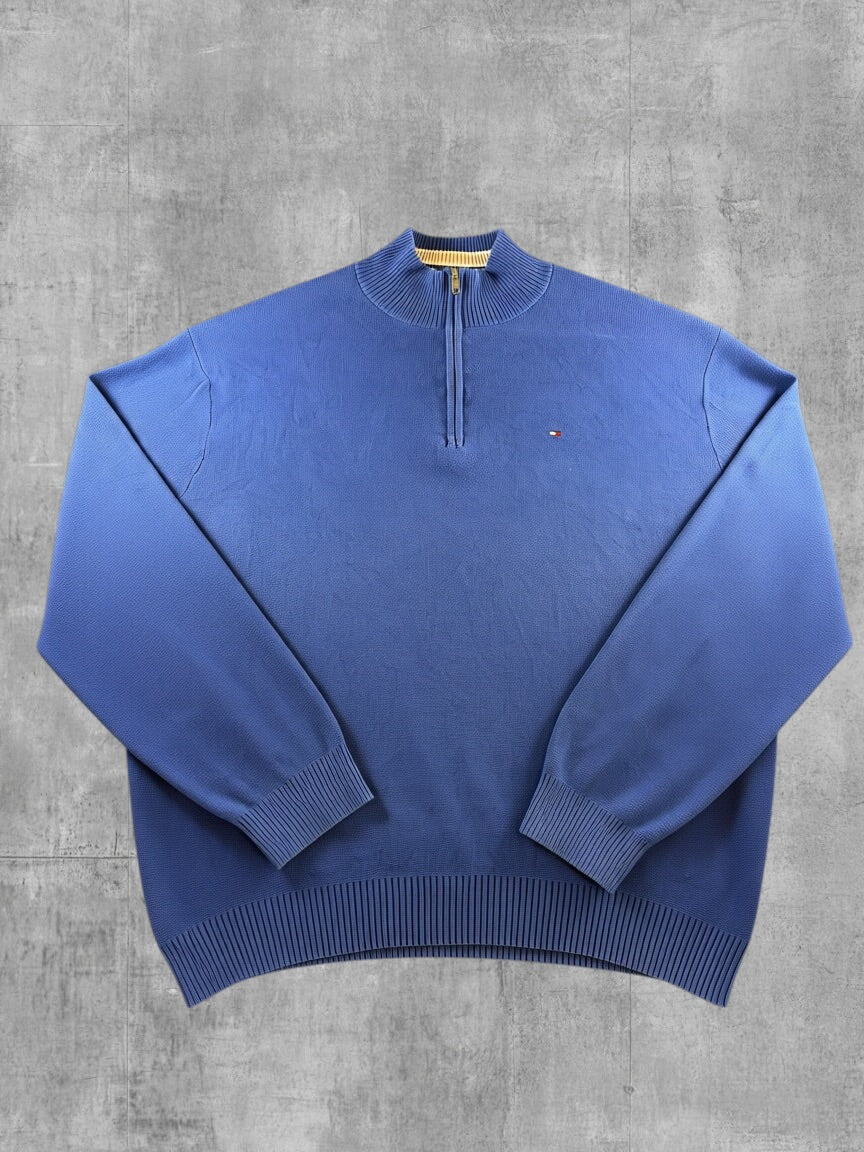 Tommy Hilfiger trui blauw heren maat XXL sweater pullover gebreid