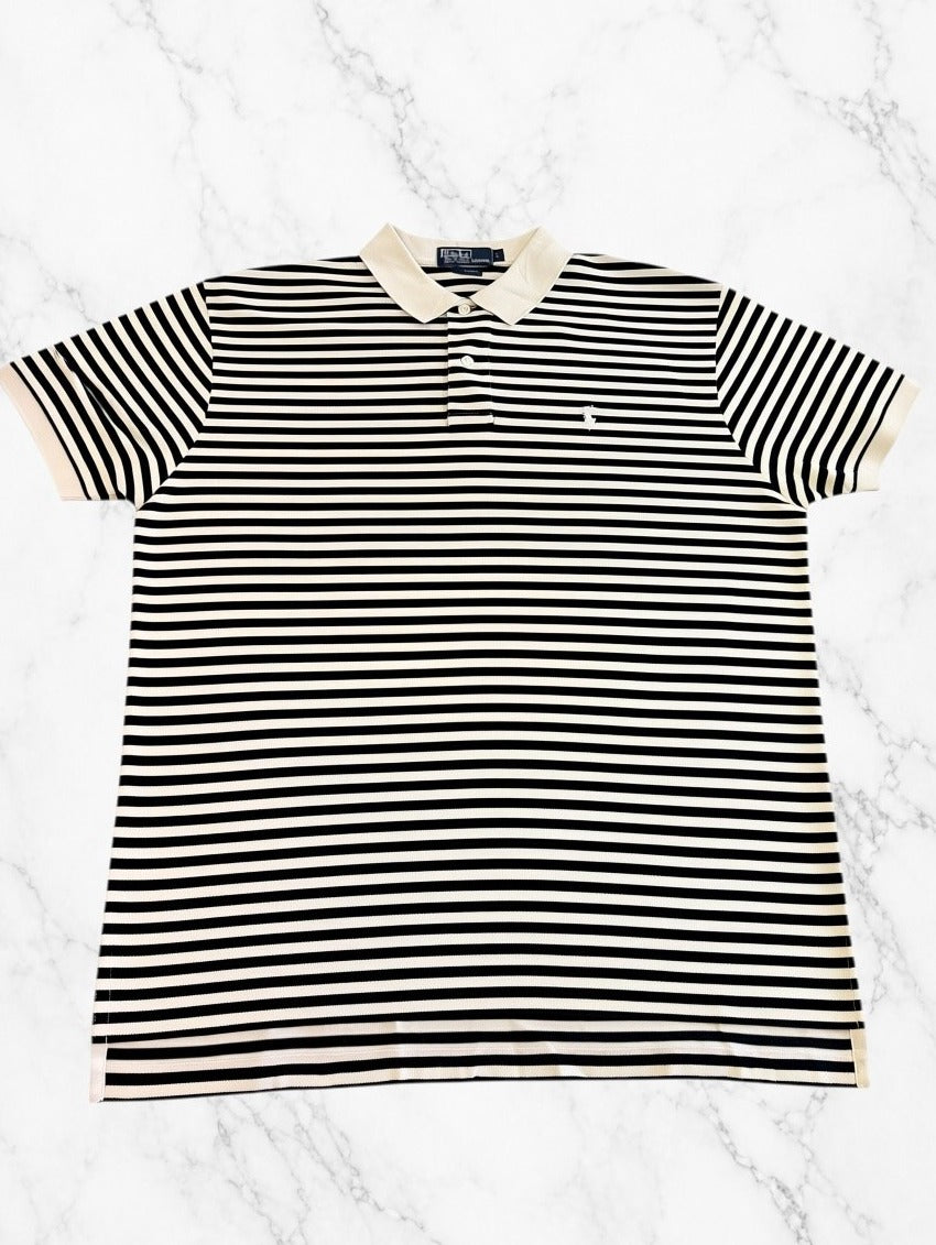 Wit Polo Ralph Lauren shirt voor heren, maat L (poloshirt / polohemd)