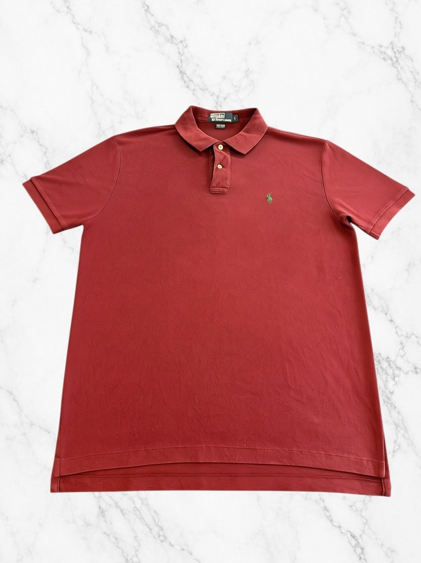 Rood poloshirt Polo Ralph Lauren (piqué polo / polo), Heren L, Classic Fit