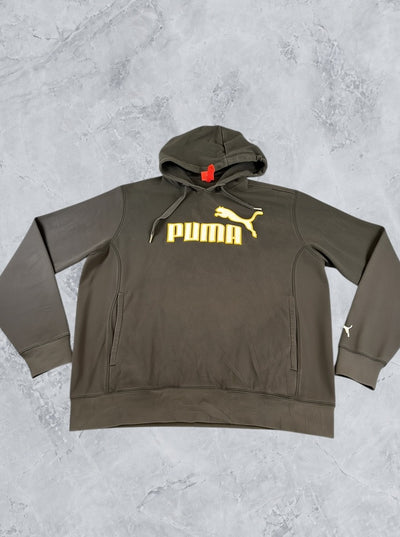 Zwarte Puma heren hoodie maat XL (sweater met capuchon)