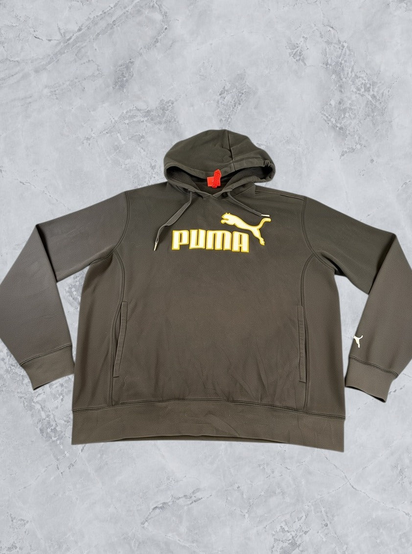 Zwarte Puma heren hoodie maat XL (sweater met capuchon)