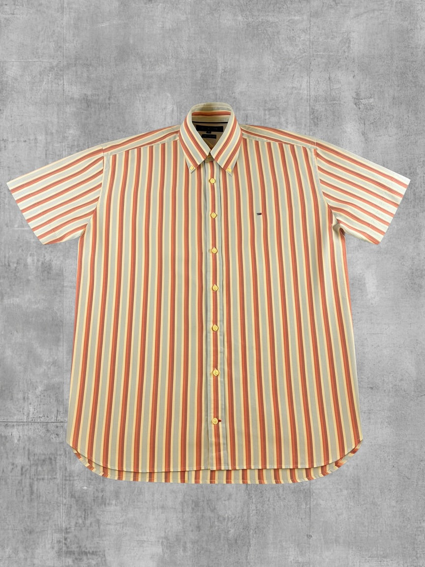 Tommy Hilfiger Blouse paars gestreept